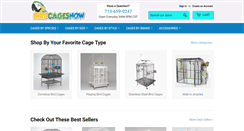 Desktop Screenshot of birdcagesnow.com